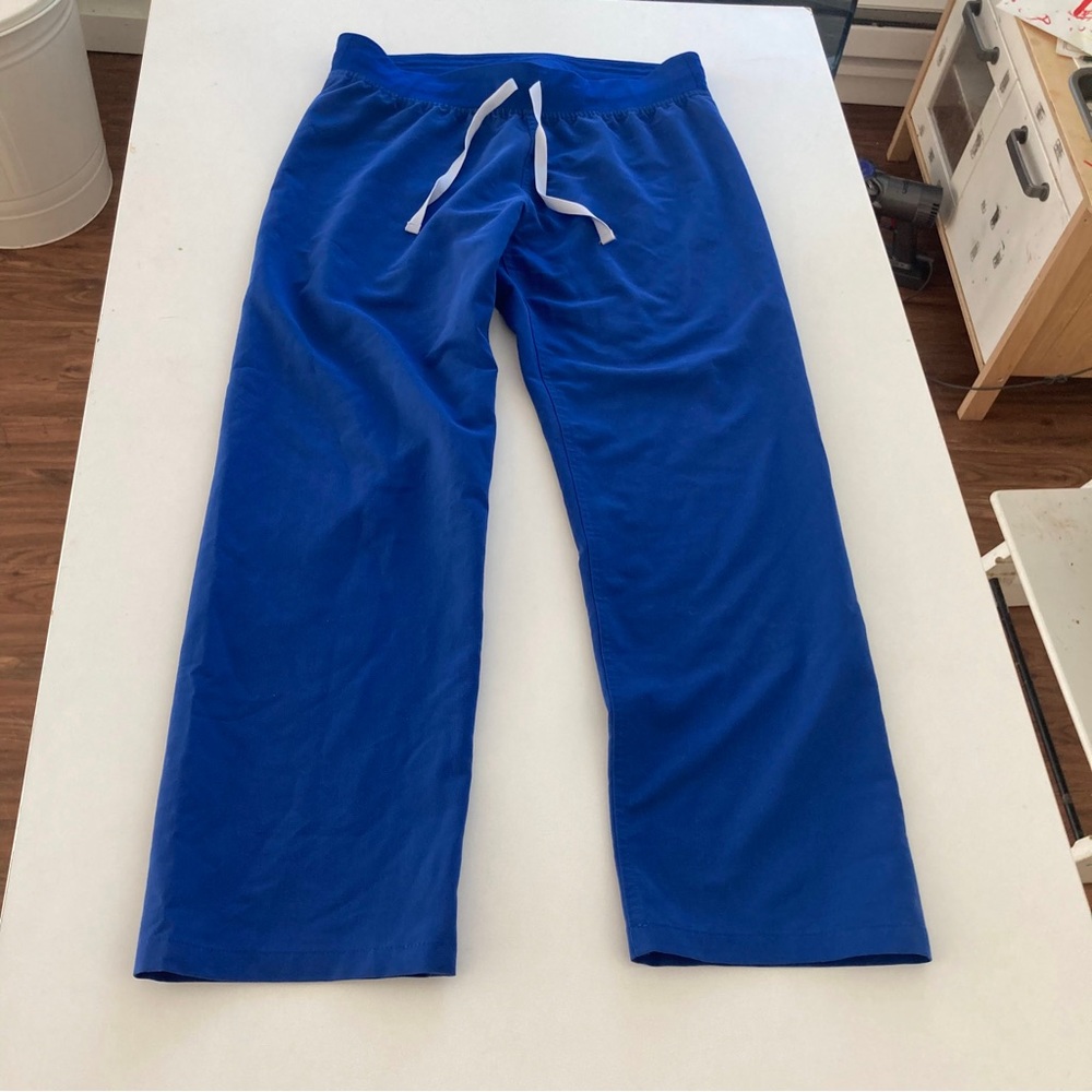 FIGS Scrub Pants Blue Size M Petite